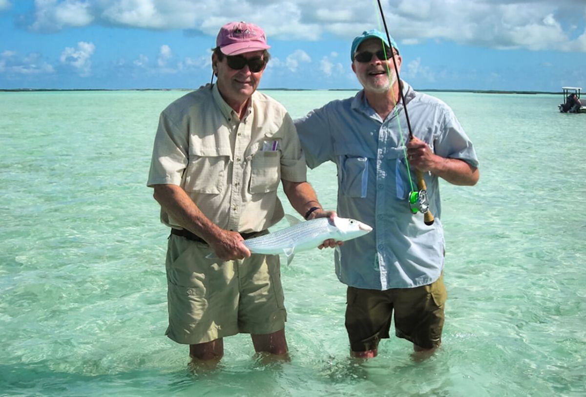 Pine Cay bone fishing