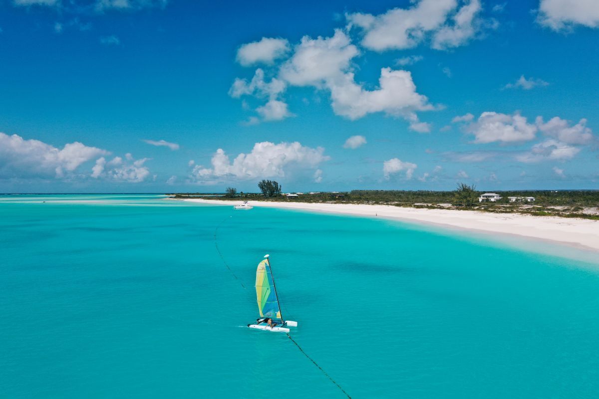 Pine Cay - Hobie cats