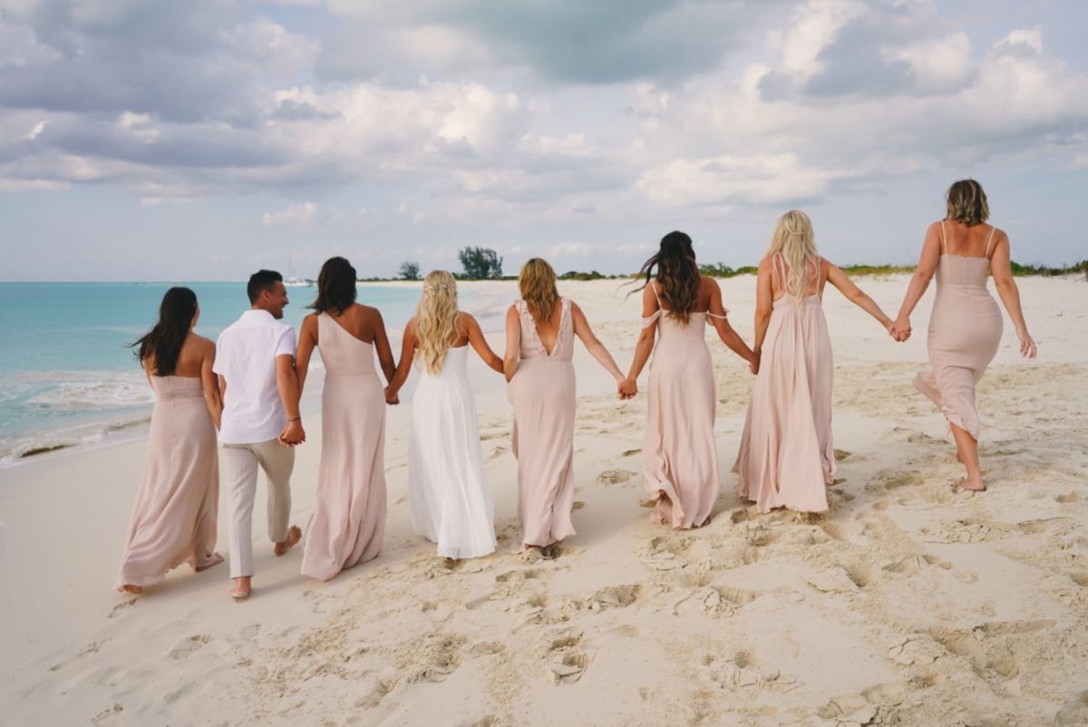 Pine Cay Island nuptials