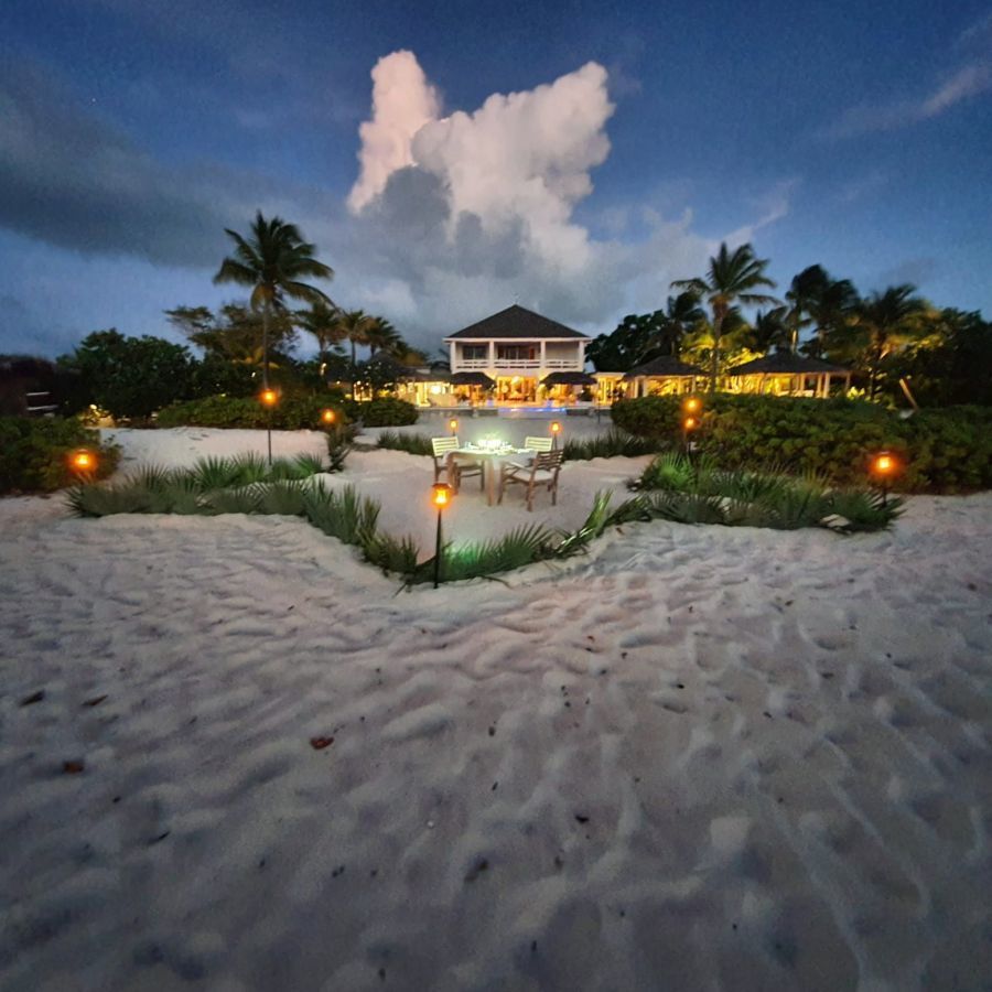 Pine Cay Starlit private dining
