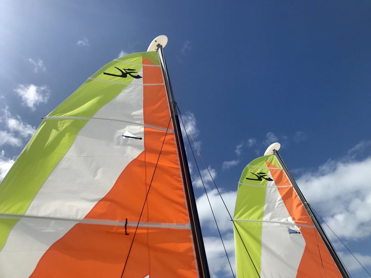 Pine Cay - Hobie cats
