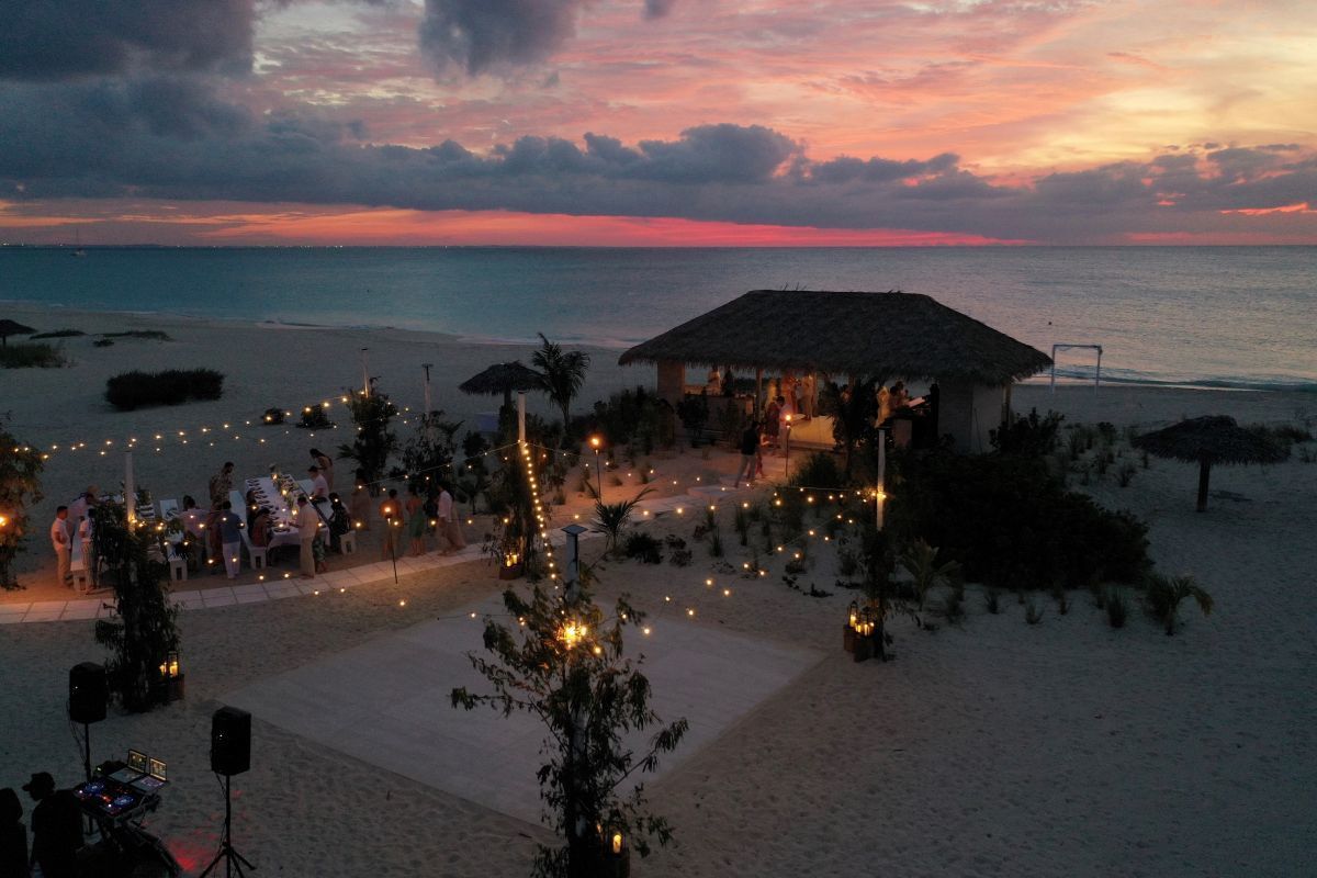 Pine Cay Island nuptials