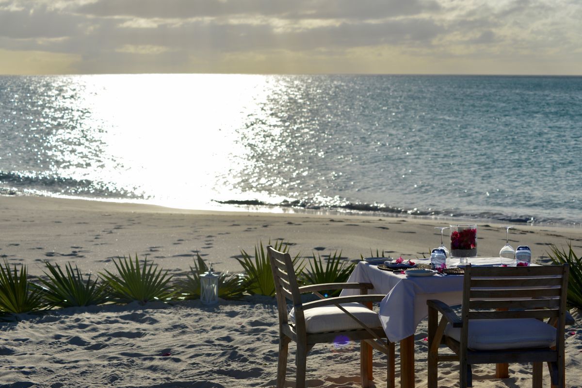 Pine Cay Starlit private dining