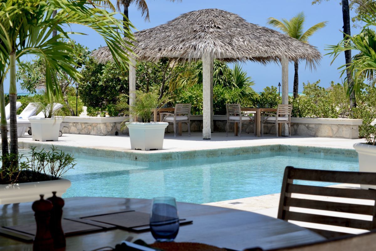 Pine Cay Poolside Dining