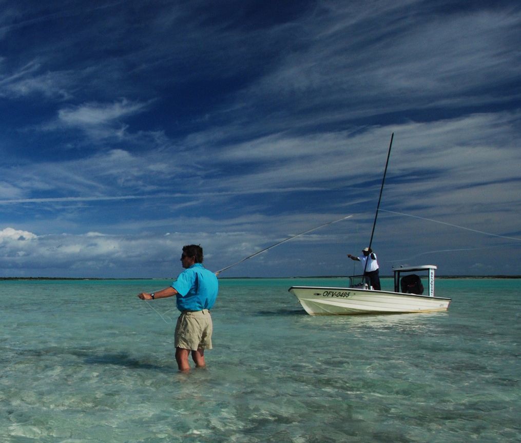 Pine Cay bone fishing