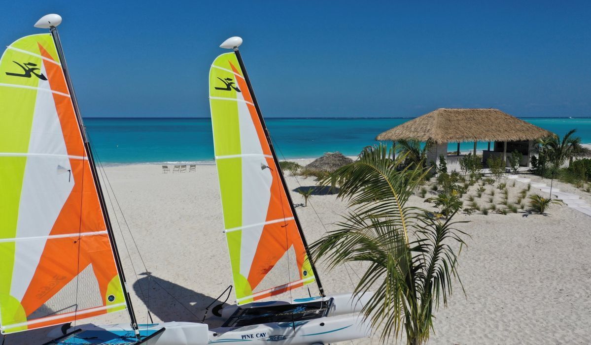 Pine Cay - Hobie cats
