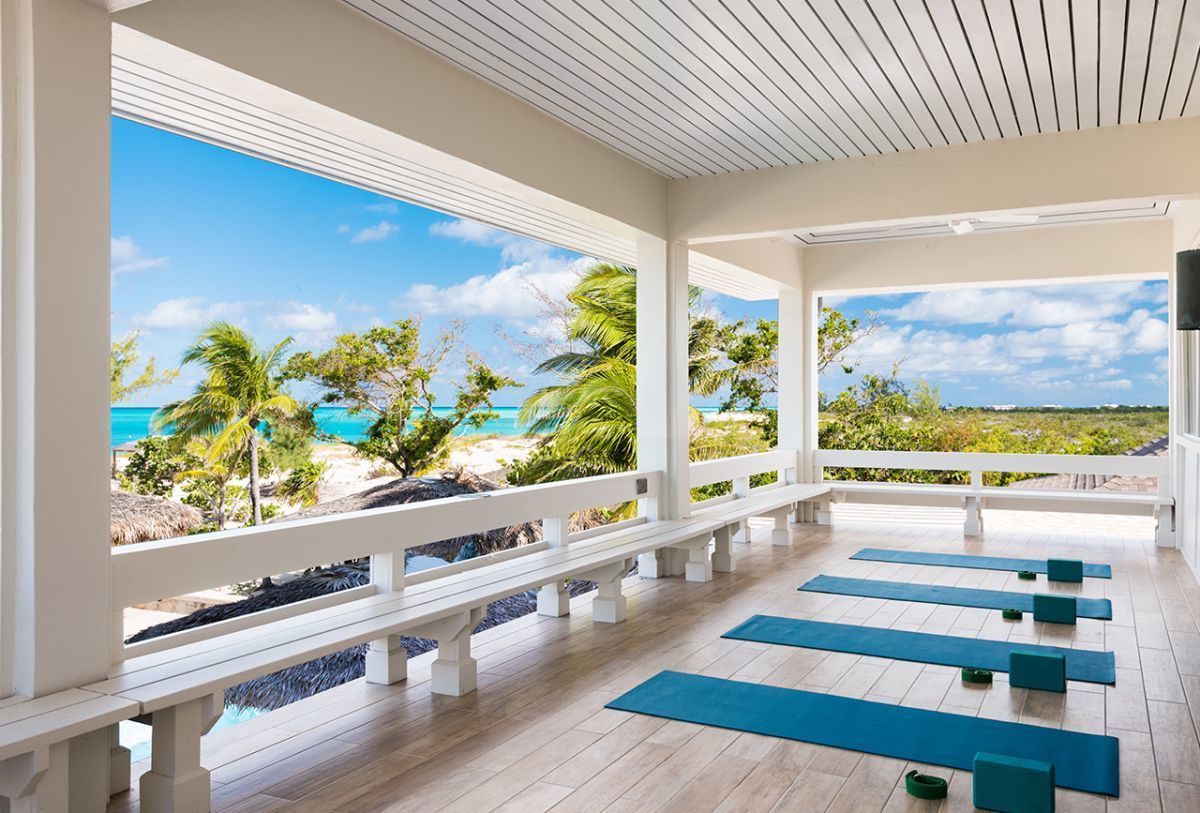 Pine Cay yoga