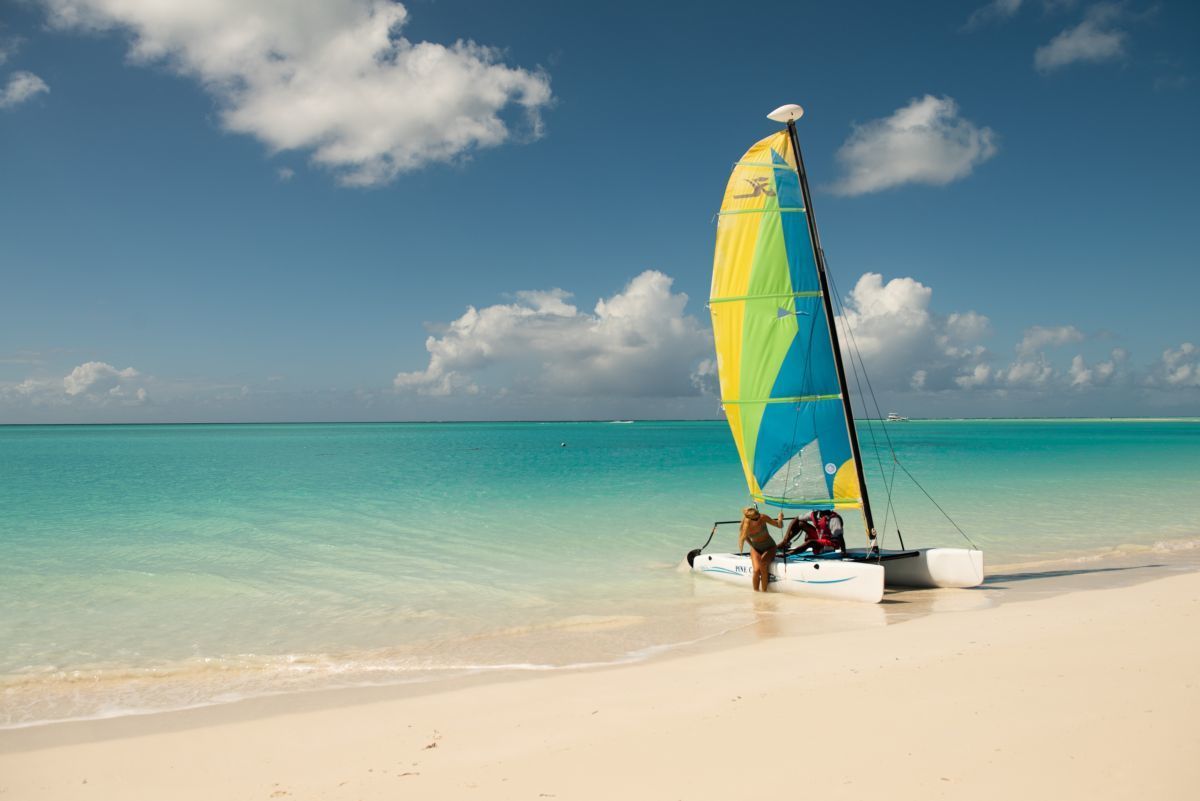 Pine Cay - Hobie cats